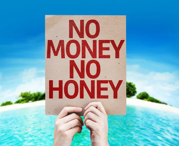 Sin dinero sin tarjeta de miel —  Fotos de Stock