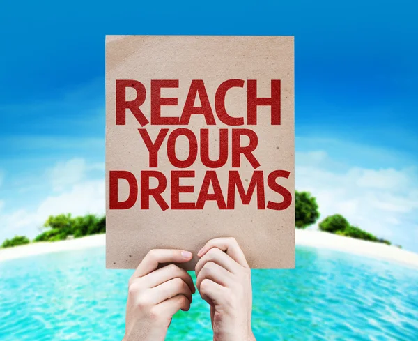 Reach Your Dreams card — Stock Photo, Image