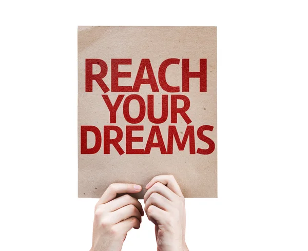 Reach Your Dreams card — Stock Photo, Image