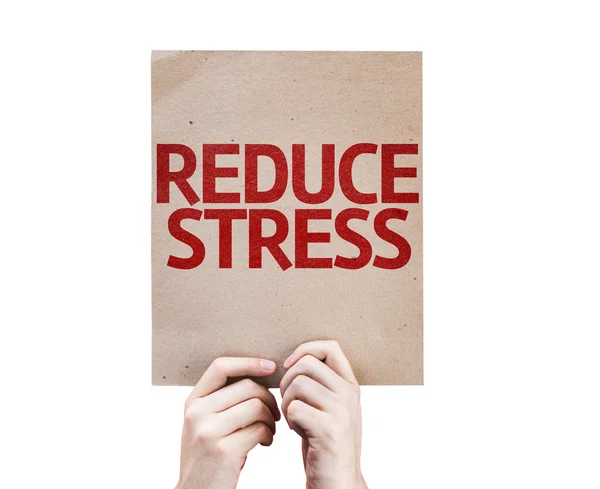 Ridurre la scheda Stress — Foto Stock