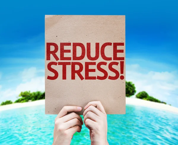 Reduce Stress card — Stock Photo, Image