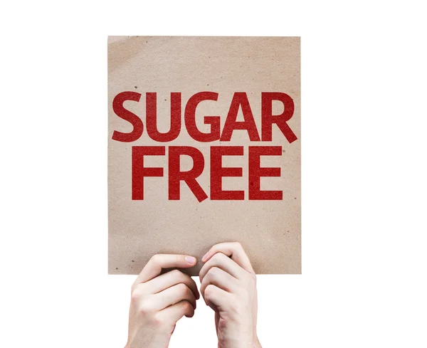 Sugar Free card — Stockfoto