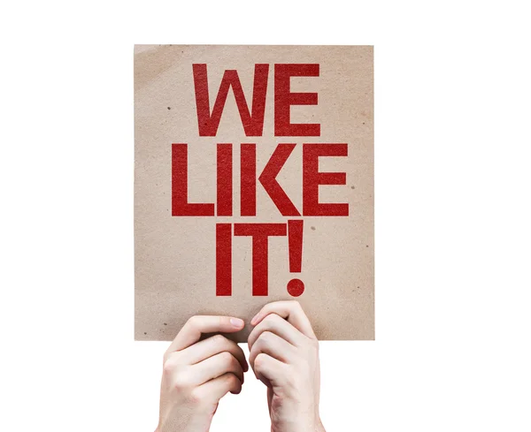 Biz Like It! kartı — Stok fotoğraf