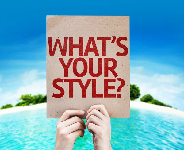 What's Your Style? card