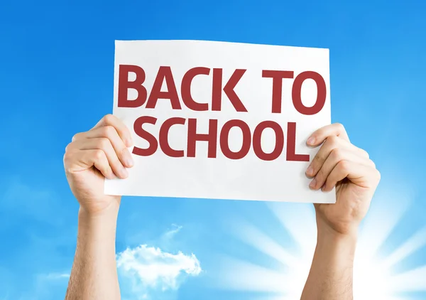 Back to School card — Stock Photo, Image