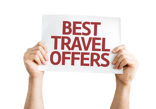 Best Travel Offers card — Stock Photo, Image