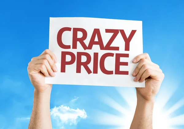 Crazy Price tarjeta —  Fotos de Stock