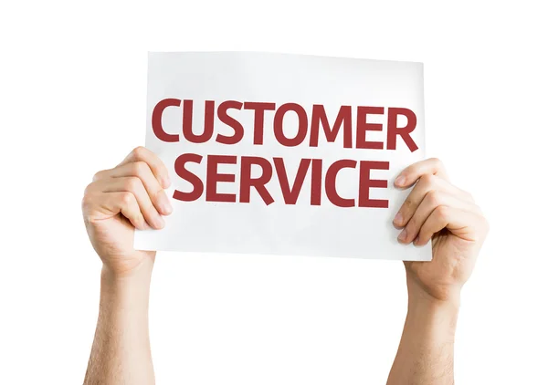 Customer Service card — Stock Photo, Image