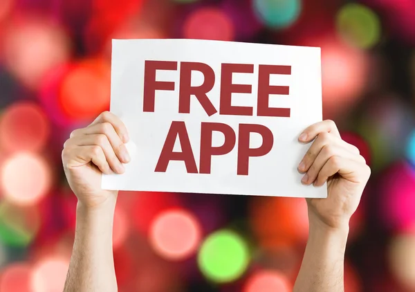 Free App card — Stock Photo, Image