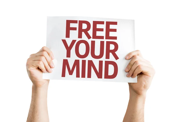 Free Your Mind kort — Stockfoto