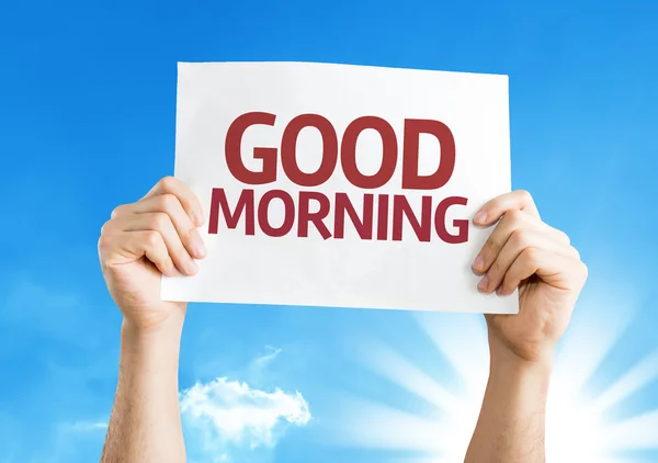 Good Morning card — Stock Photo, Image