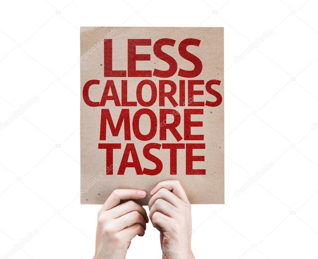 Less Calories More Taste card