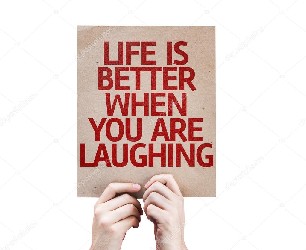 Life is Better When You Are Laughing card