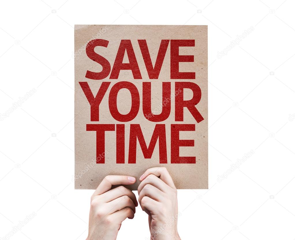 Save Your Time card