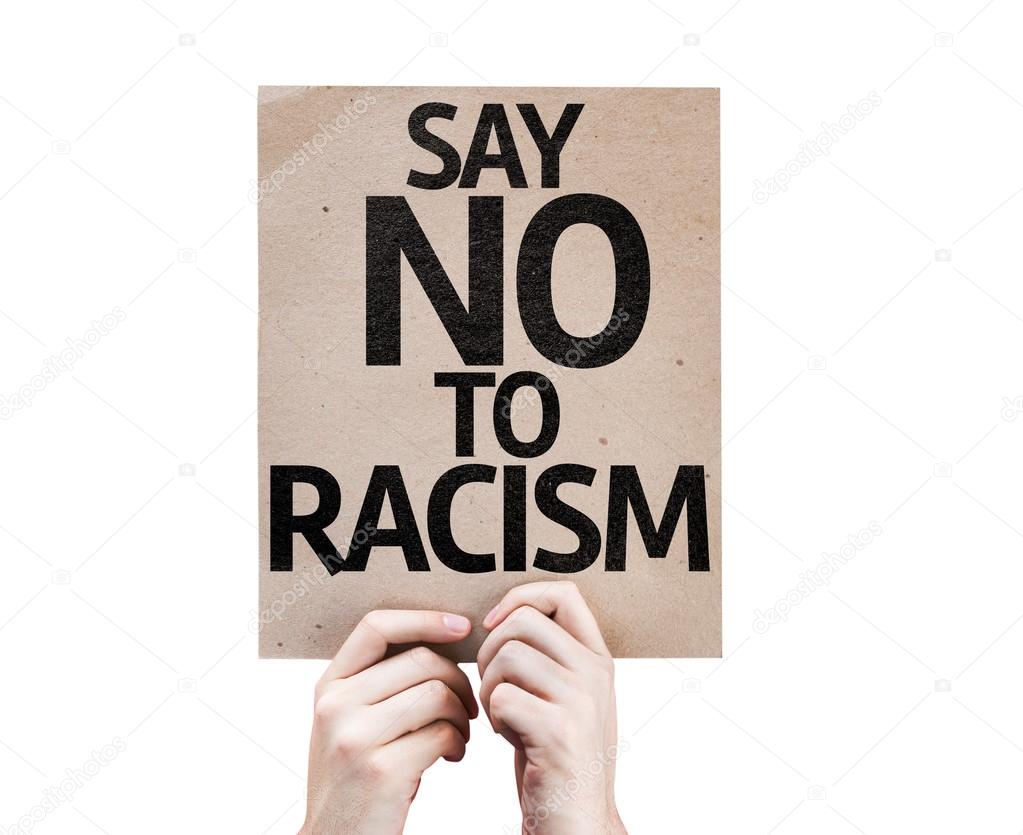 Say No To Racism card