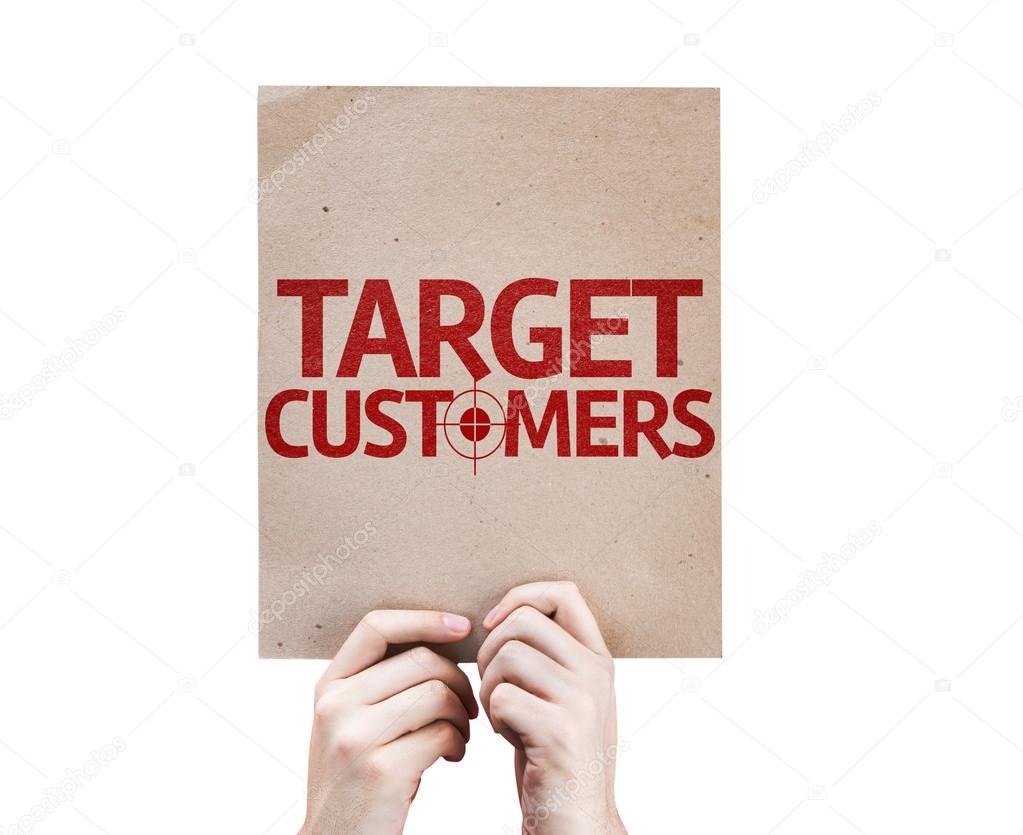 Target Customers card — Stock Photo © gustavofrazao 63172427