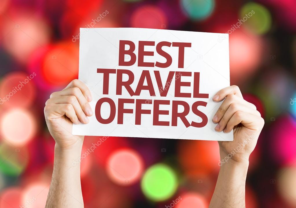 Best Travel Offers card Stock Photo by ©gustavofrazao 63174813