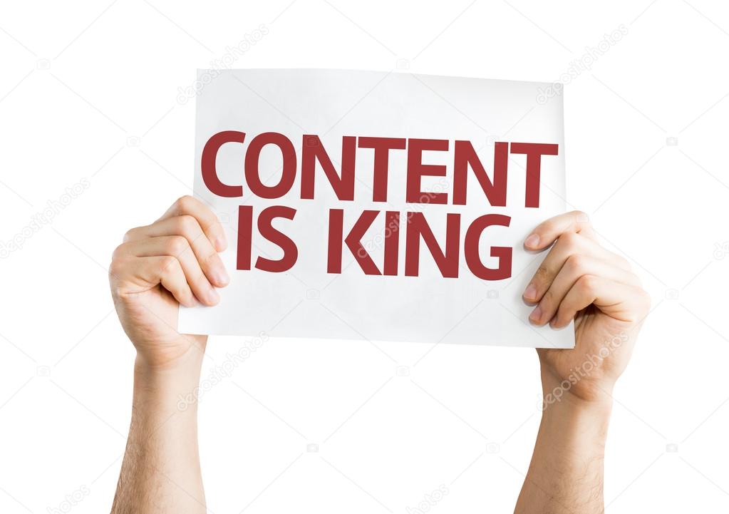 Content is King card