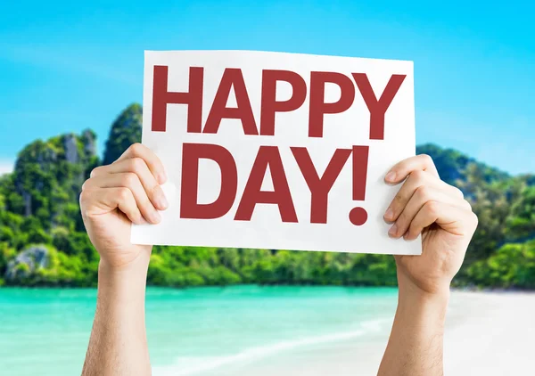 Happy Day card — Stock Photo, Image