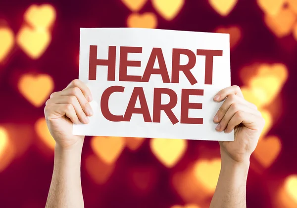 Heart Care card — Stock Photo, Image