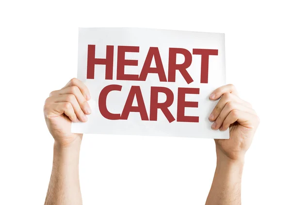 Heart Care card — Stock Photo, Image