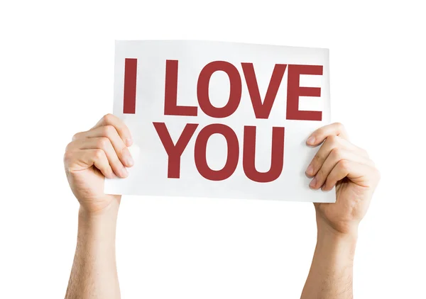 I Love You card — Stock Photo, Image