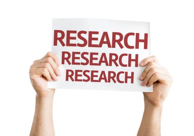 Araştırma kartı elinde