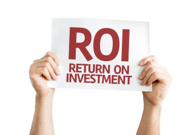 Yatırım getirisi kartı elinde