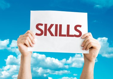 Becerileri kartı elinde