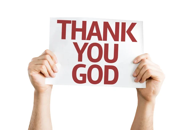 Thank You God card — Stock Photo, Image