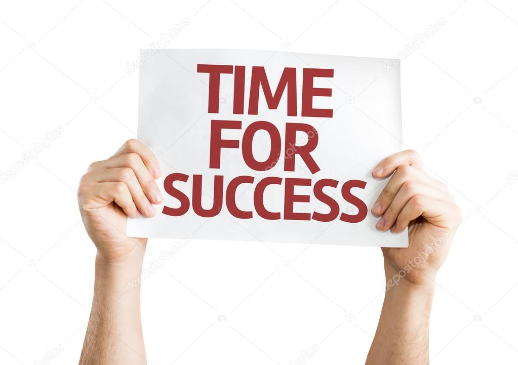 Time for Success card