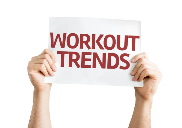 Training Trends kaart — Stockfoto