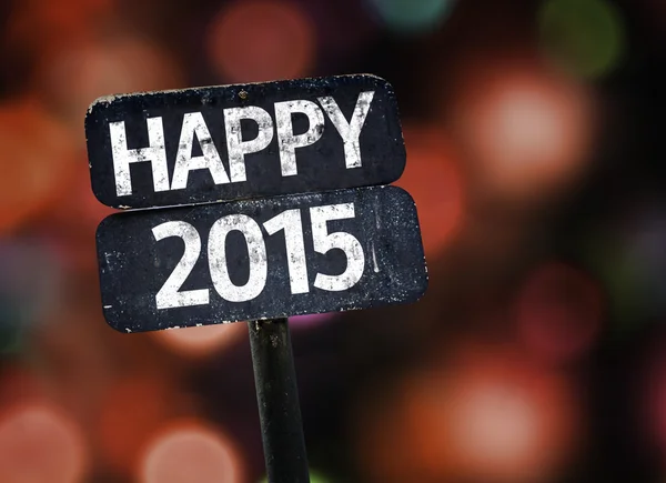 Happy 2015 sign — Stock Photo, Image