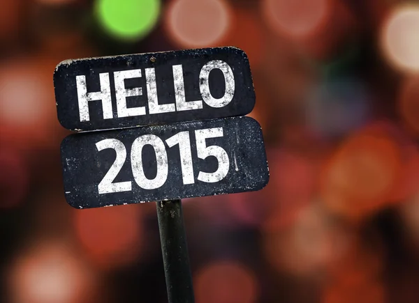 Hello 2015 — стоковое фото