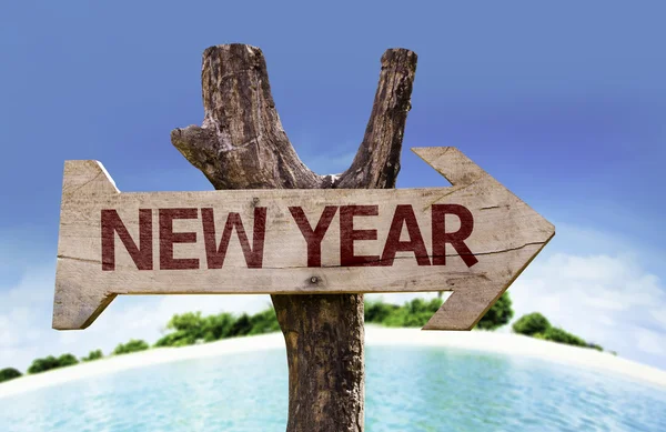 New Year sign — Stock Photo, Image