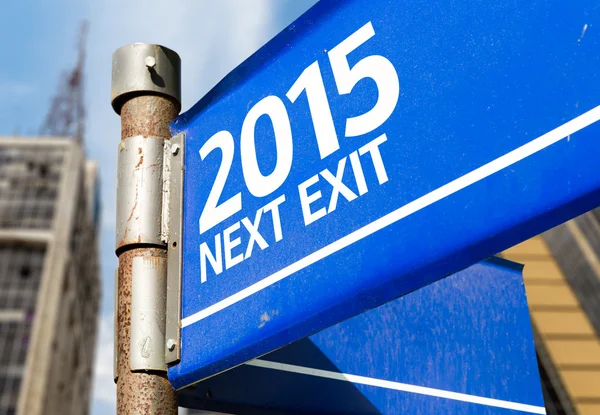 2015 Next Exit  sign — Stock Photo, Image