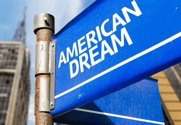 Αμερικανικό όνειρο σημάδι — Φωτογραφία Αρχείου