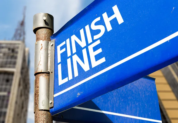 Finish Line sign — Stock Photo, Image