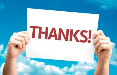 Teşekkürler! Elinde kart