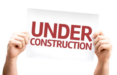 İnşaat kartın altında