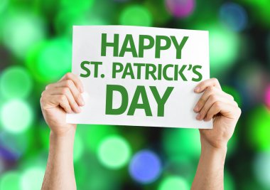 Happy St Patricks Günü kartı