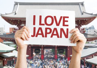 Ben aşk Japonya kartı