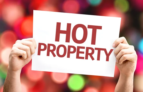 Hot Property card — Stock Photo, Image