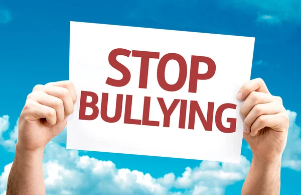 Stop Bullying card — Fotografie, imagine de stoc