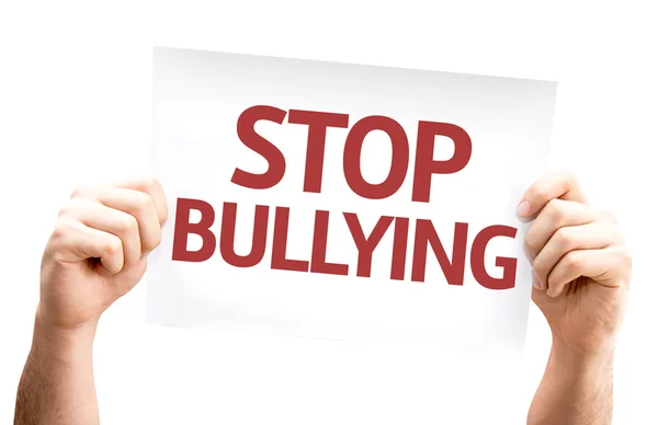 Bullying kart durdurmak — Stok fotoğraf