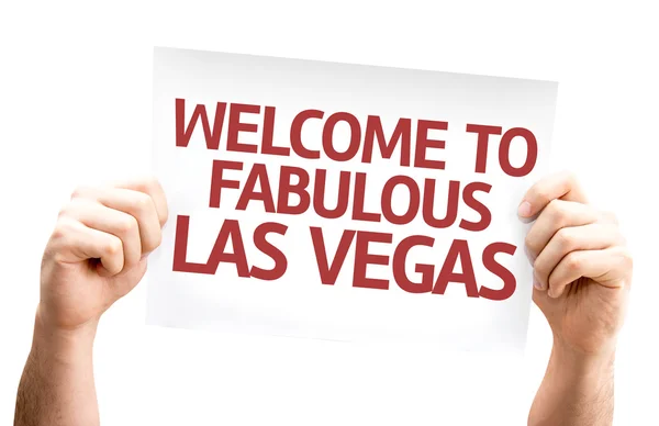 Bienvenue sur la fabuleuse carte de Las Vegas — Photo