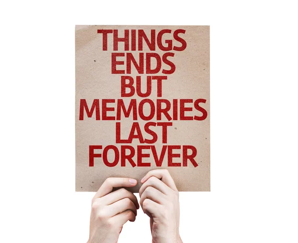 Souvenirs Last Forever card — Photo