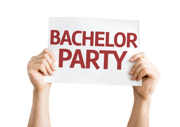 Scheda del partito di Bachelor — Foto Stock