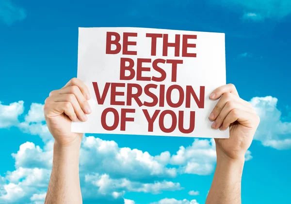 Be the Best Version of You card — Stock Photo, Image