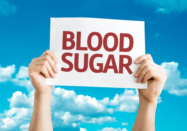 Carta di zucchero nel sangue — Foto Stock